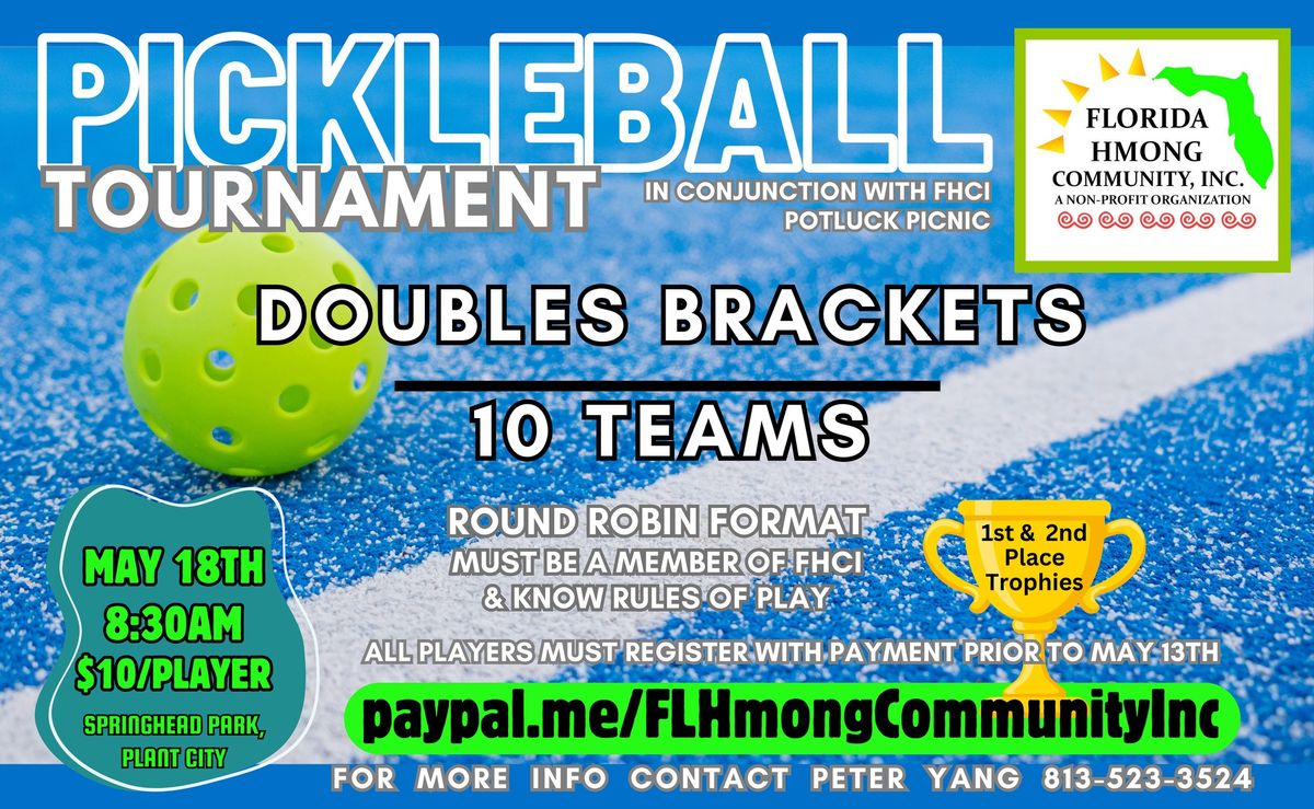 PickleBall Tournament