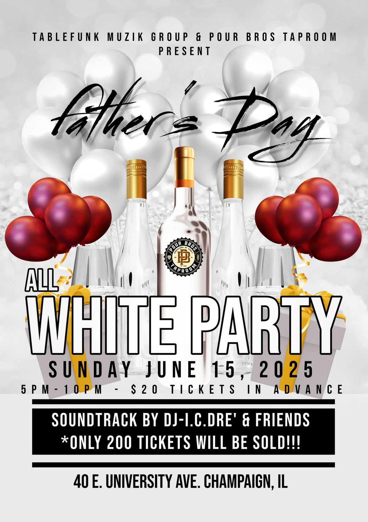 ALL WHITE PARTY @ PRO BROs TAPROOM