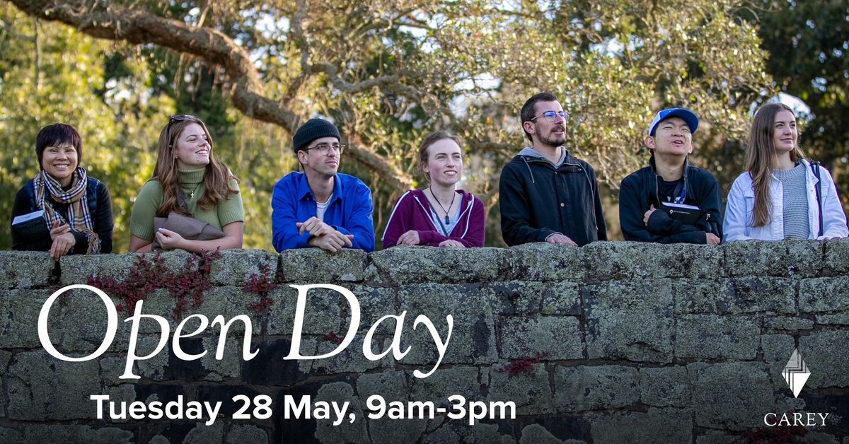 Carey Baptist College May OPEN DAY 