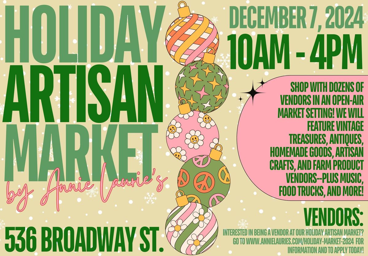 Holiday Artisan Market 2024