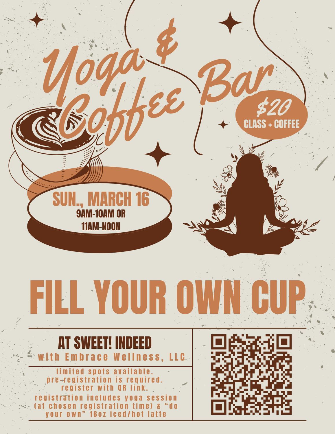 Fill Your Own Cup | yoga & coffee bar