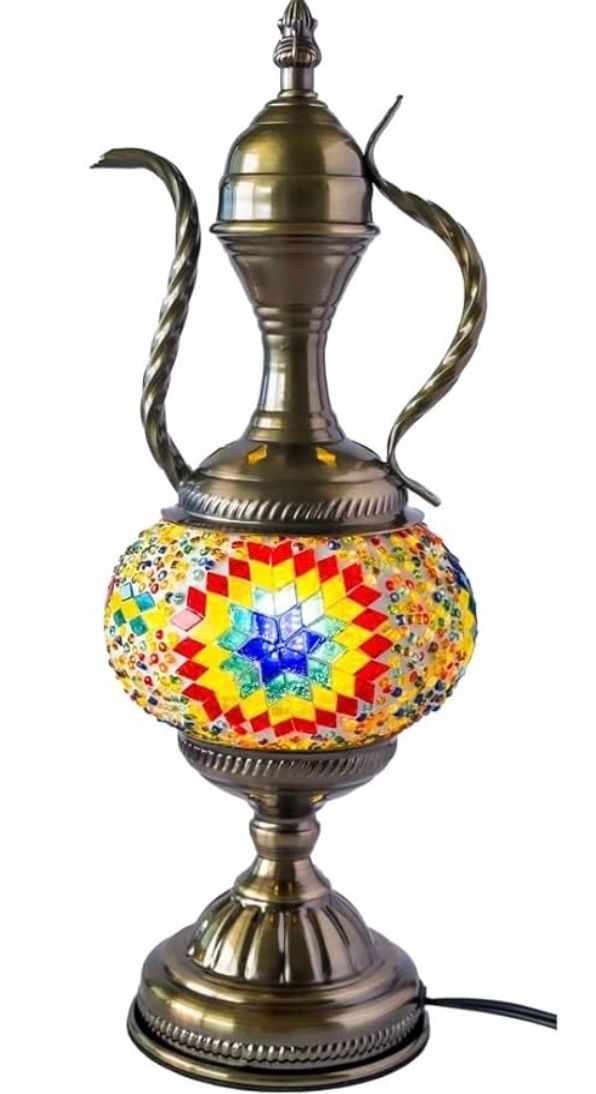 Turkish Teapot Mosaic Lamp