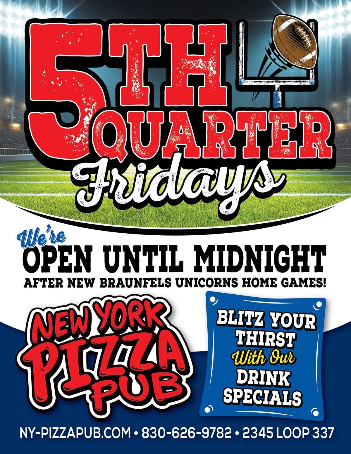 5th Quarter Friday - After NBHS Football Games 