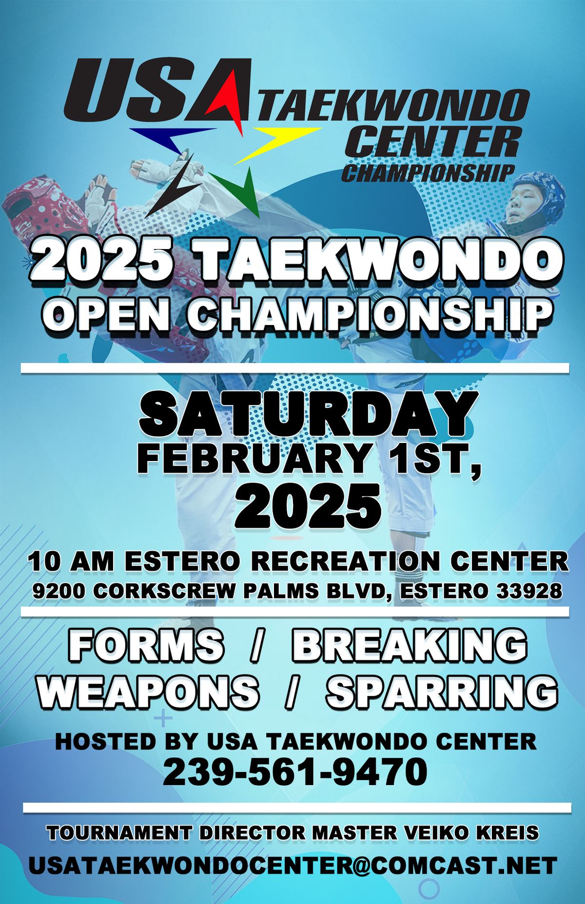 2025 Usa Taekwondo Center Open Championship