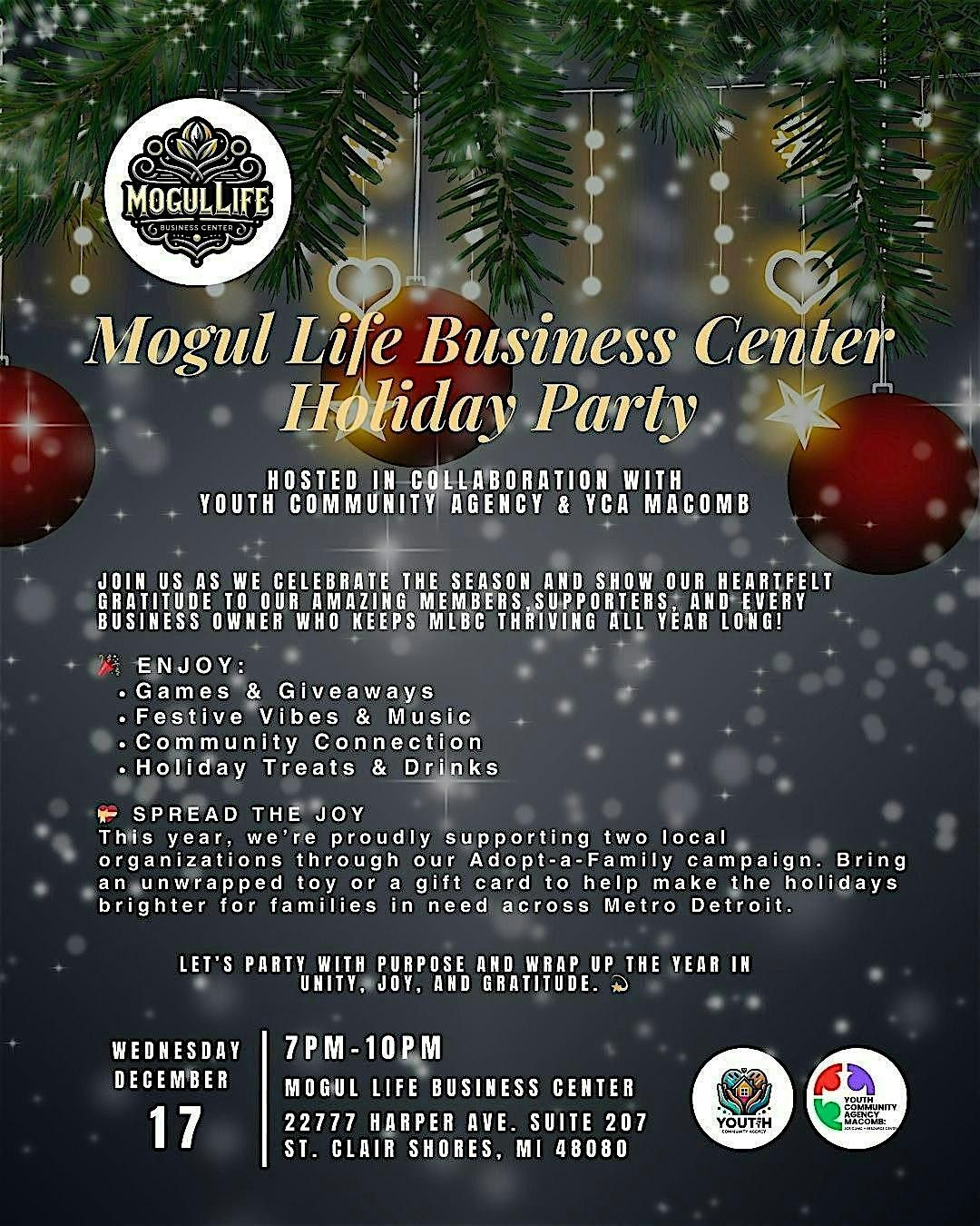 Mogul Life Business Center Holiday Party