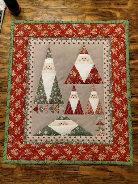 Paper Pieced Santa Class by Kellie Willey