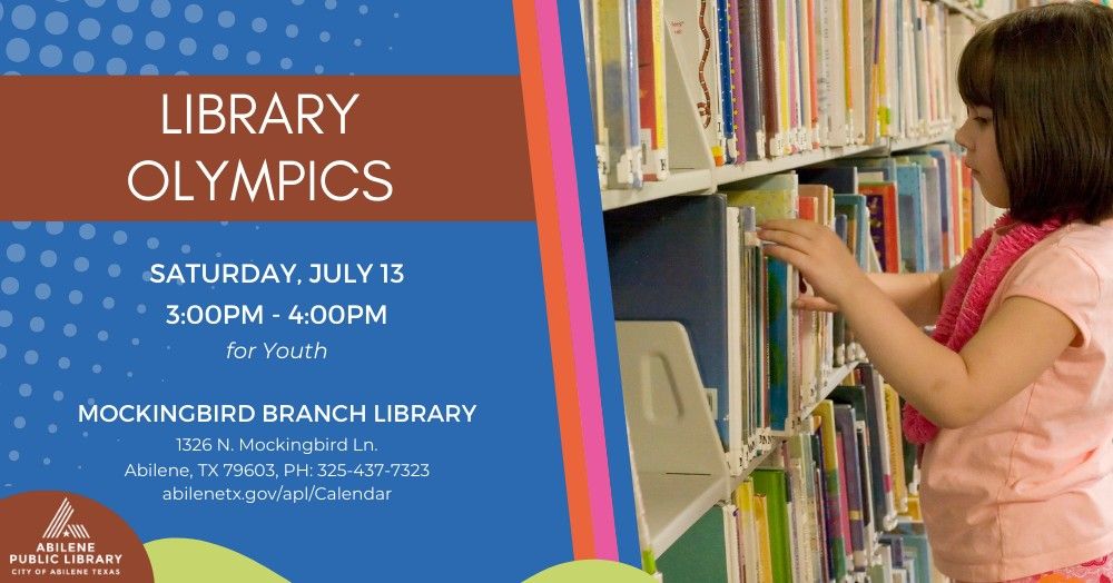 Library Olympics (Mockingbird Branch)