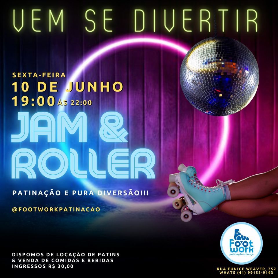 Roller Jam com Patinadores e Cadeirantes, Rua Eunice Weaver, Campo