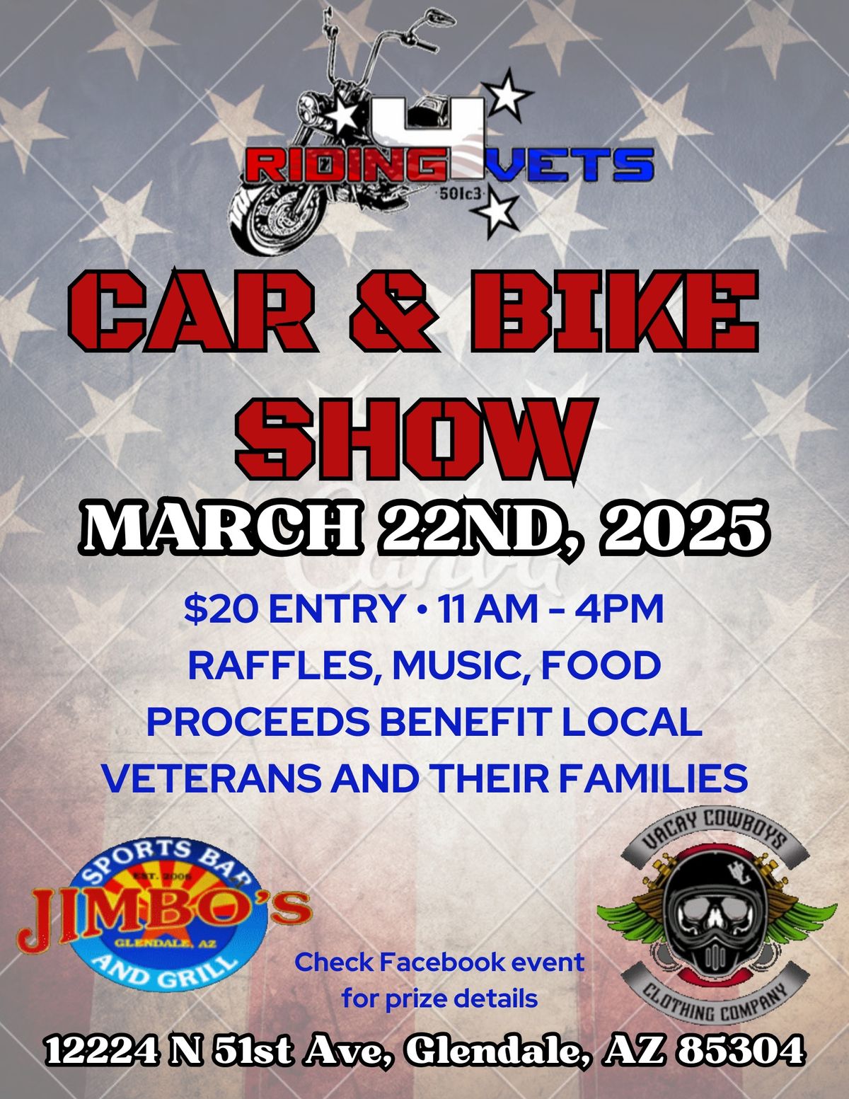 Riding4Vets Car & Bike Show