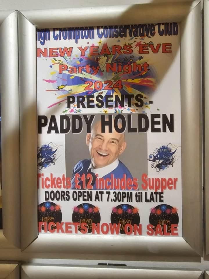 New Years Eve Party Night with Paddy Holden