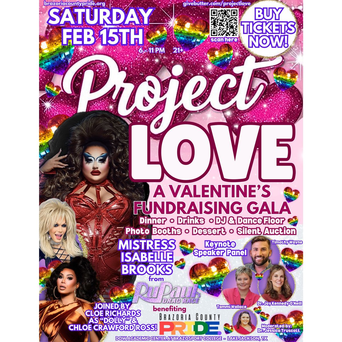 Project Love: A Valentine\u2019s Gala to benefit Brazoria County Pride Organization 