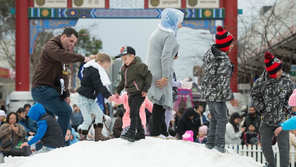 Springvale Snow Fest 2022, Buckingham Ave, Springvale , Vic 3171