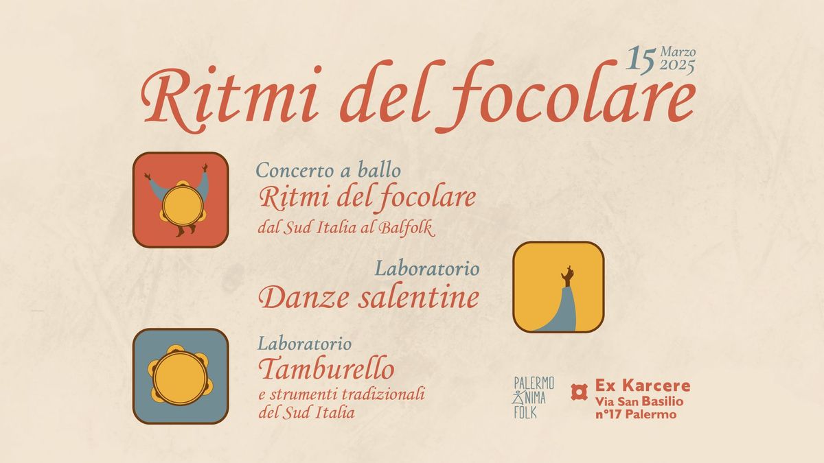 CONCERTO A BALLO \u201cRITMI DEL FOCOLARE\u201d E LABORATORI