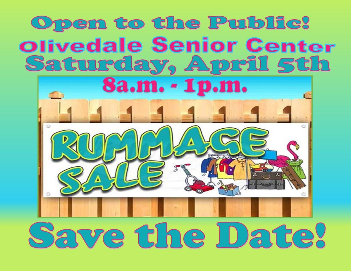 Olivedale Senior Center Rummage Sale 