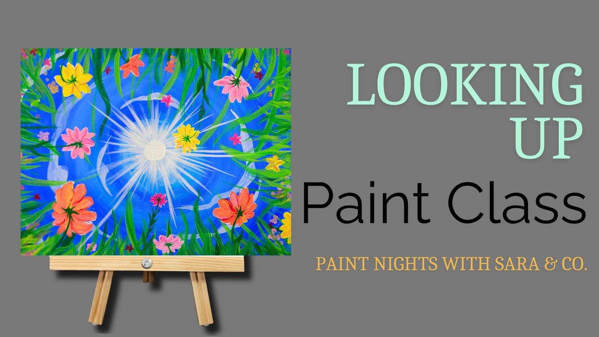 Looking Up Paint Night