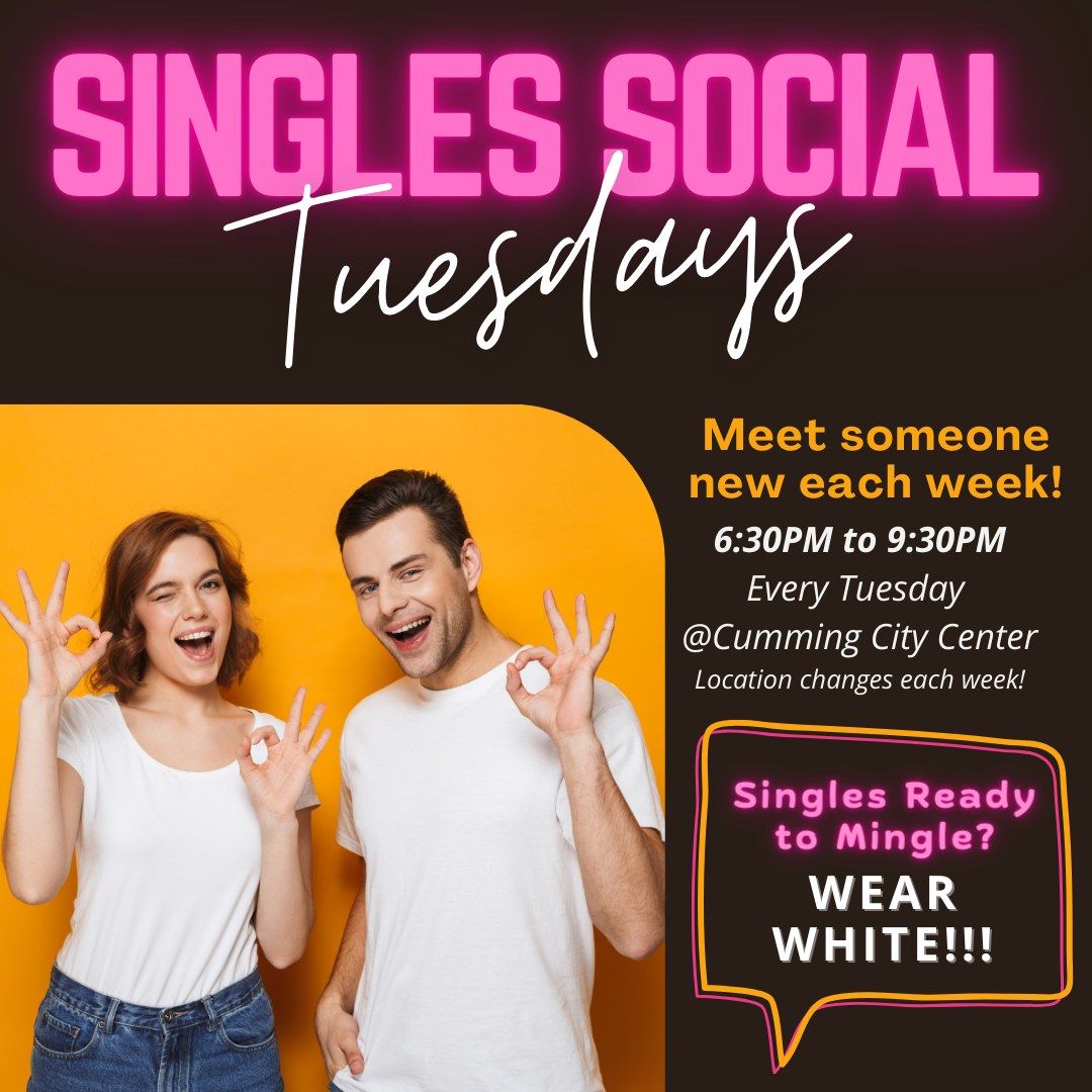 Singles Social Tuesdays - Tin Cup Grill