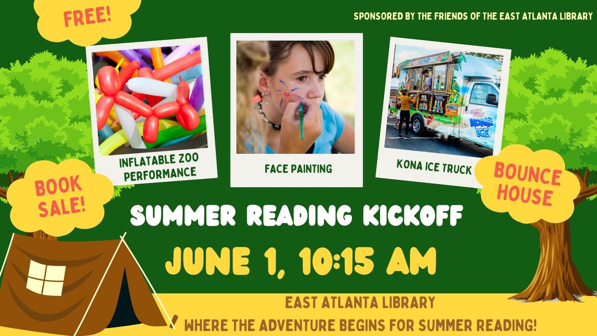 Summer Reading Kickoff at East Atlanta Library