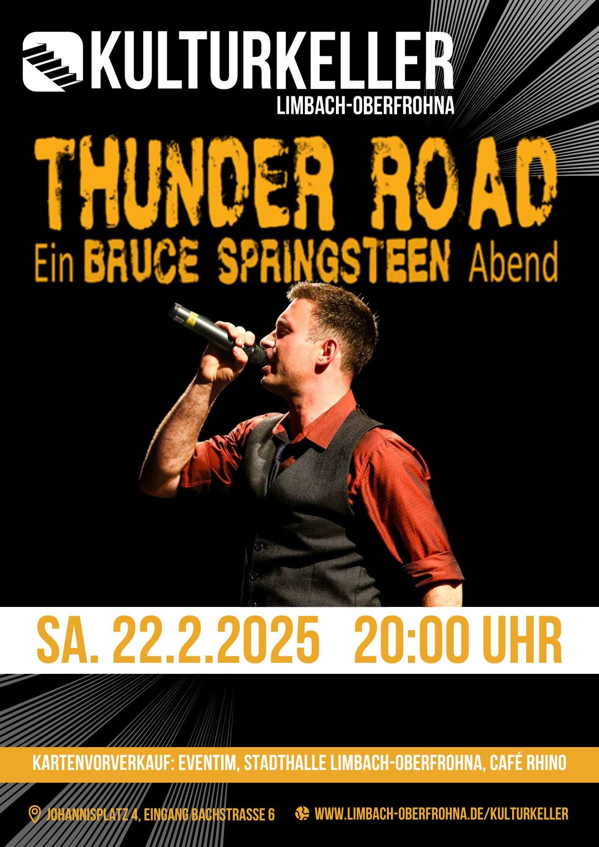 Thunder Road. Ein Bruce Springsteen Abend.