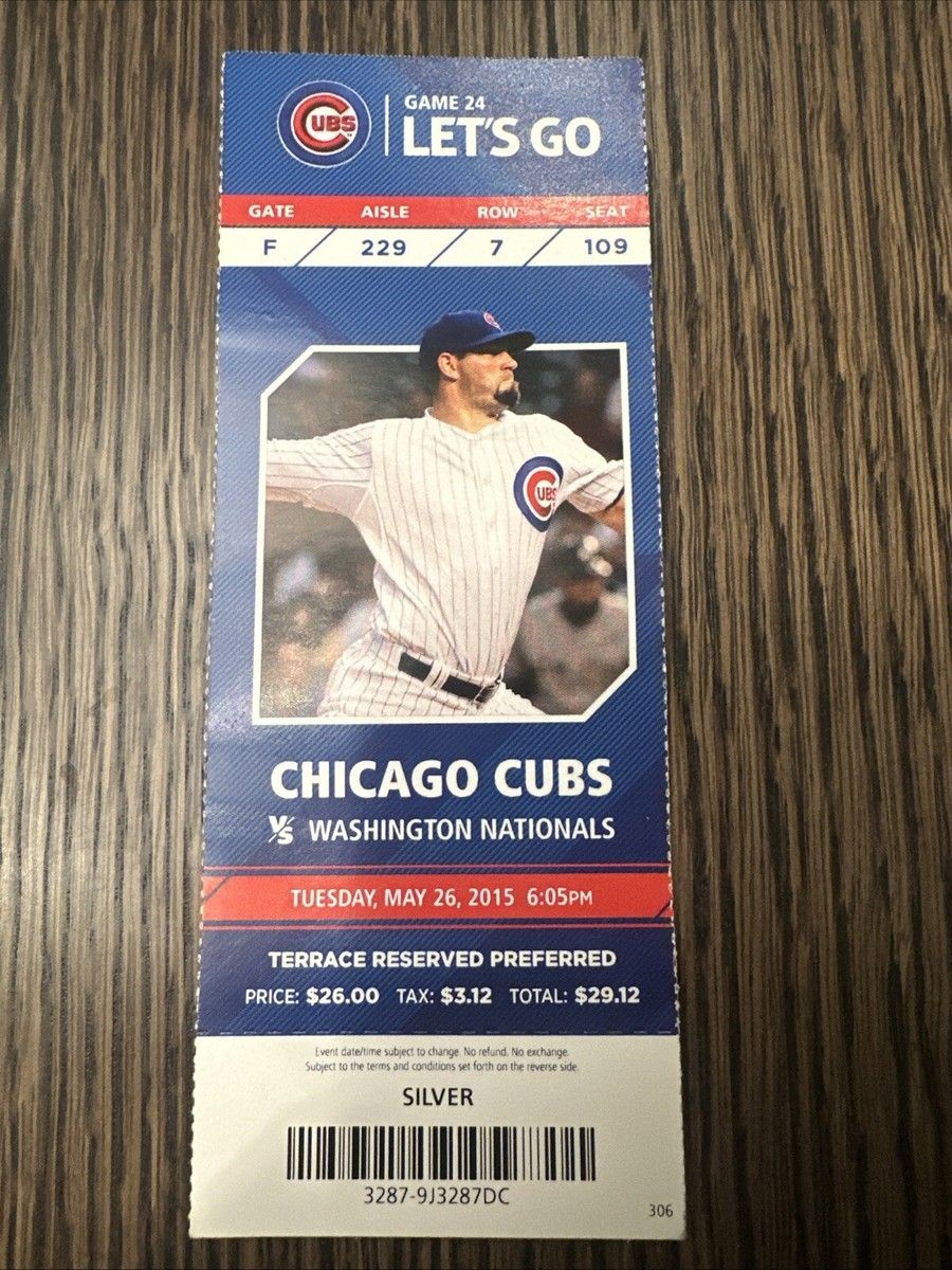 Chicago Cubs at Washington Nationals at Nationals Park