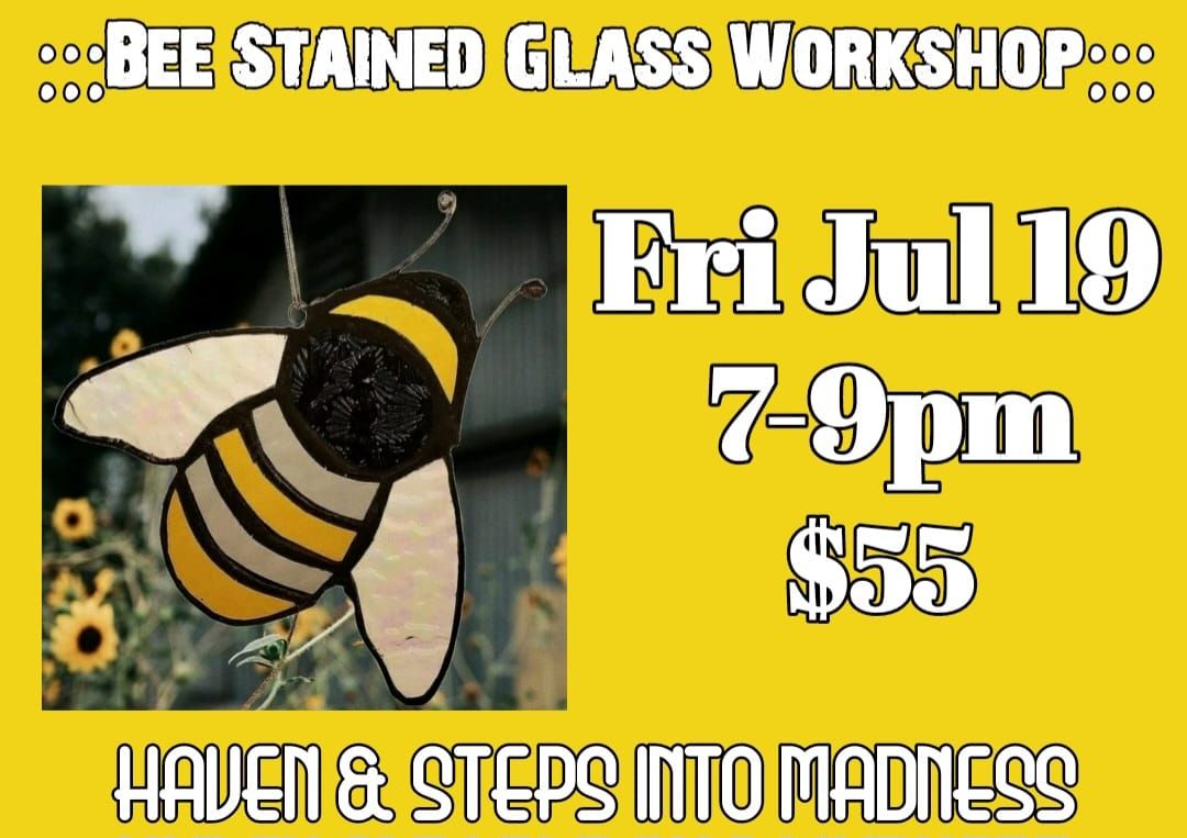 Build a bee-utiful stained glass friend