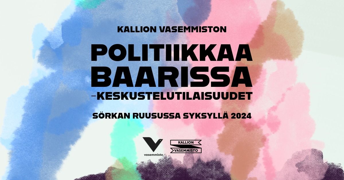 Politiikkaa baarissa syksy 2024