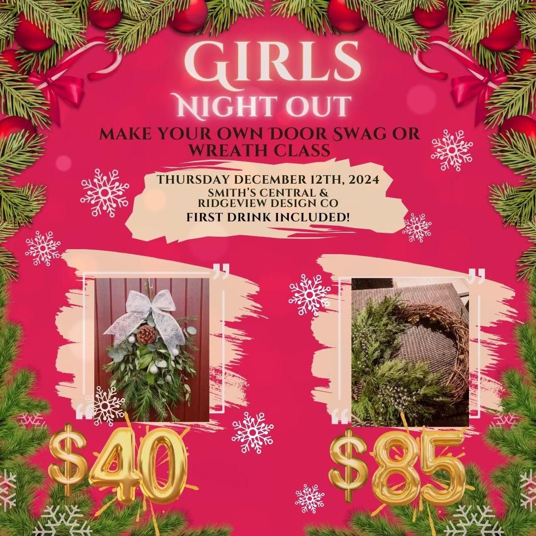 GNO- Build Your Own Door Swag or Wreath Workshop!