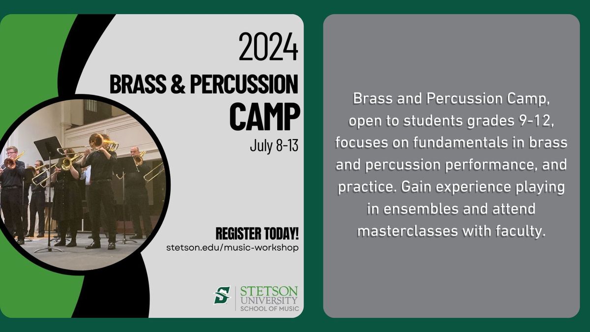 Brass and Percussion Camp