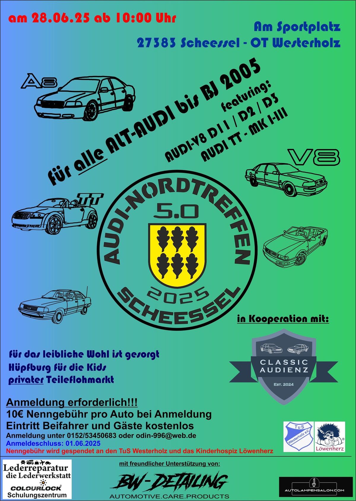 Audi Nordtreffen 5.0 in Schee\u00dfel \/ Westerholz