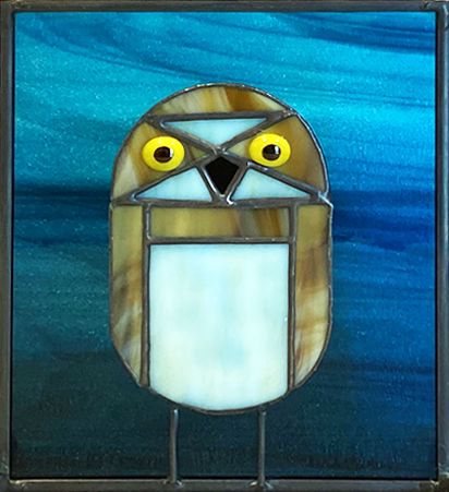 Charlie Harper Inspired Owl Glass Class