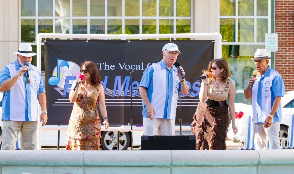 Vocal Group FOND MEMORIES at the Virginia Beach Town Center Plaza Sunday Aug 11th