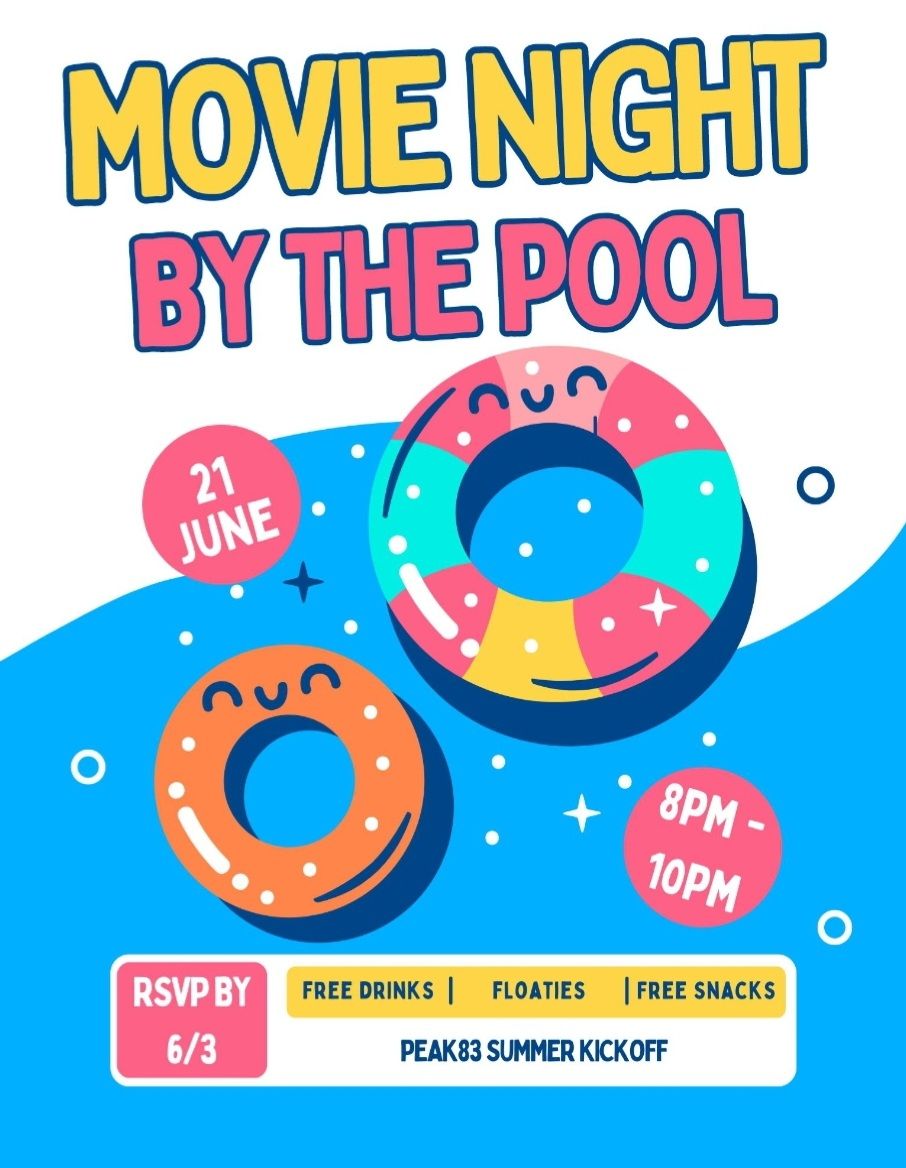 Movie Night by the Pool!