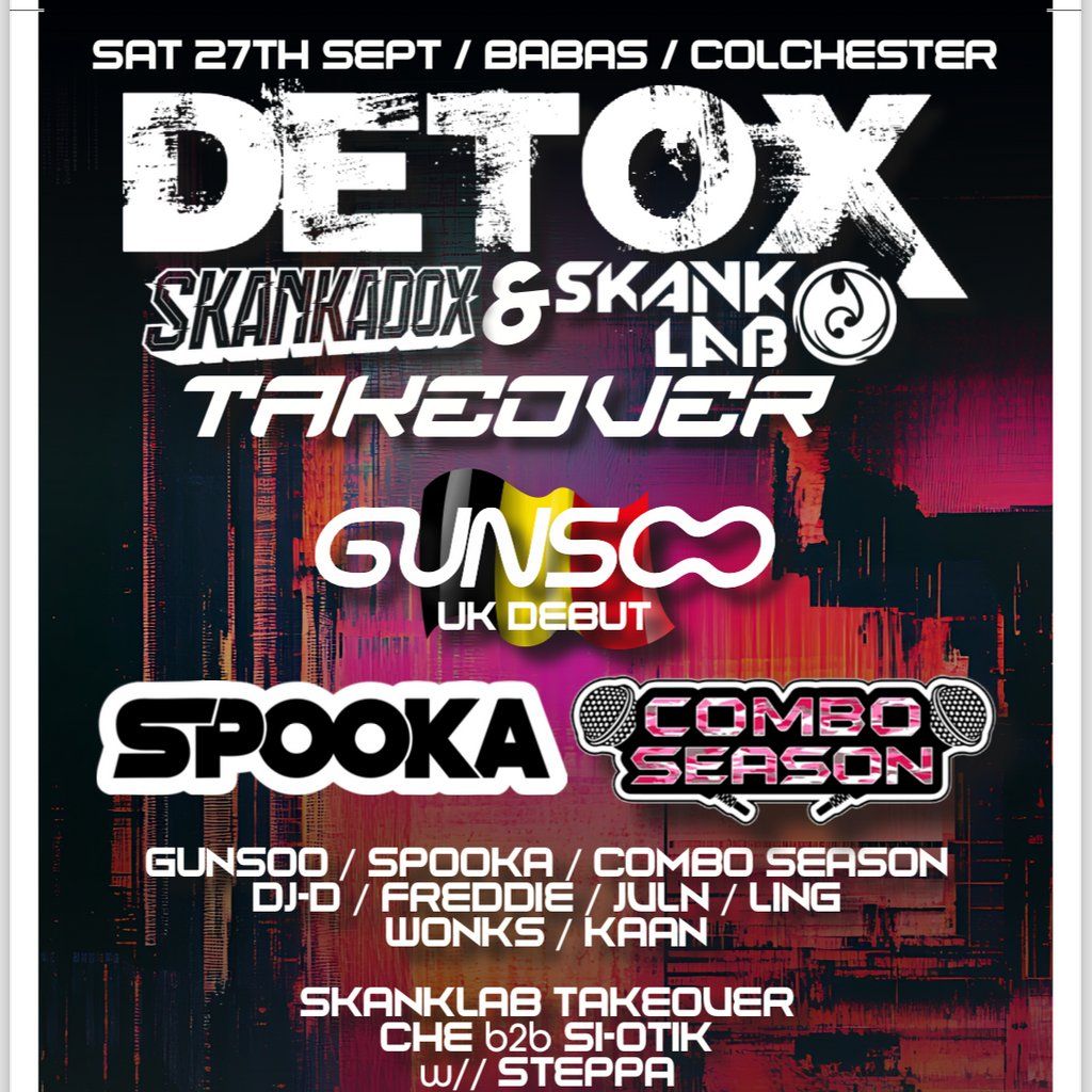 DETOX @ Babas Bar\/\/ GUNSOO UK DEBUT