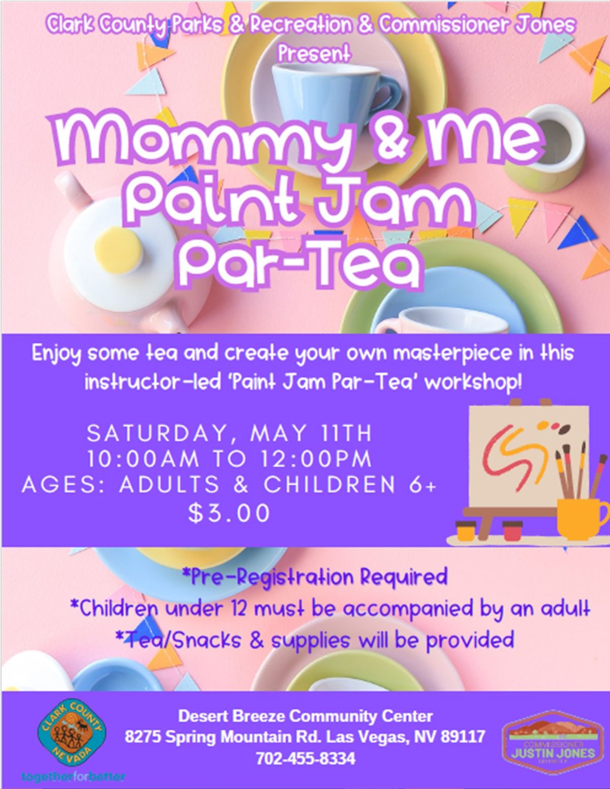 Mommy & Me Paint Jam Par-Tea