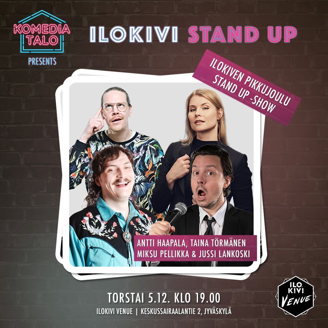 Ilokiven Pikkujoulu stand up -show