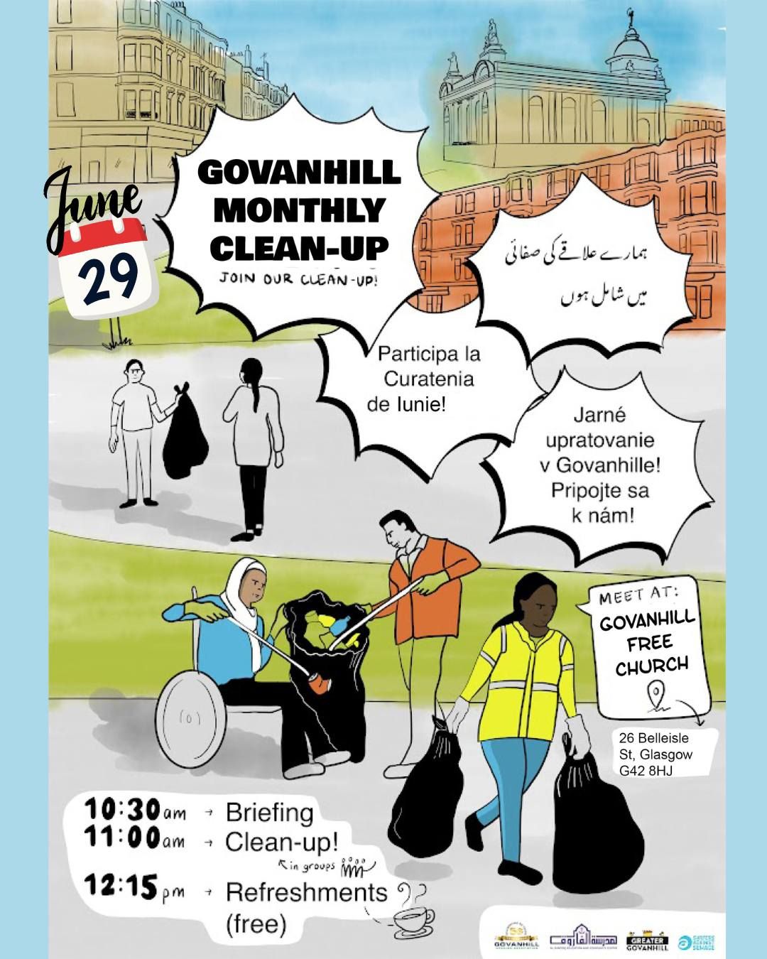Govanhill Community Clean - June 2024