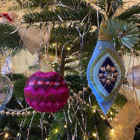 Embroidered Christmas Decorations