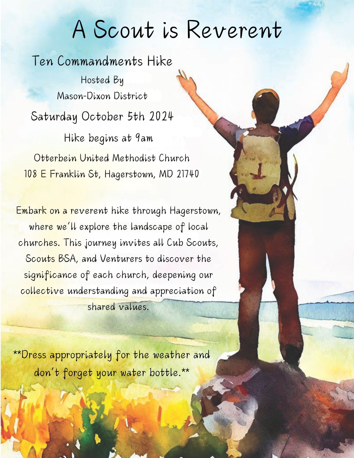 A Scout is Reverent: Ten Commandments Hike