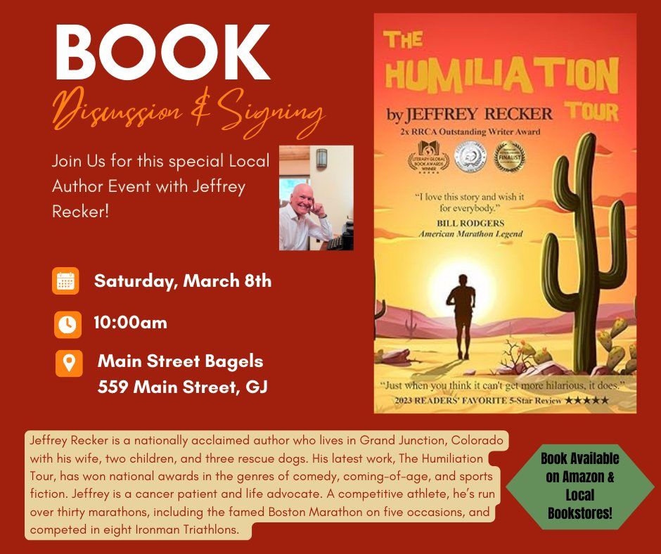 Local Author Jeffrey Recker Book Discussion & Signing!