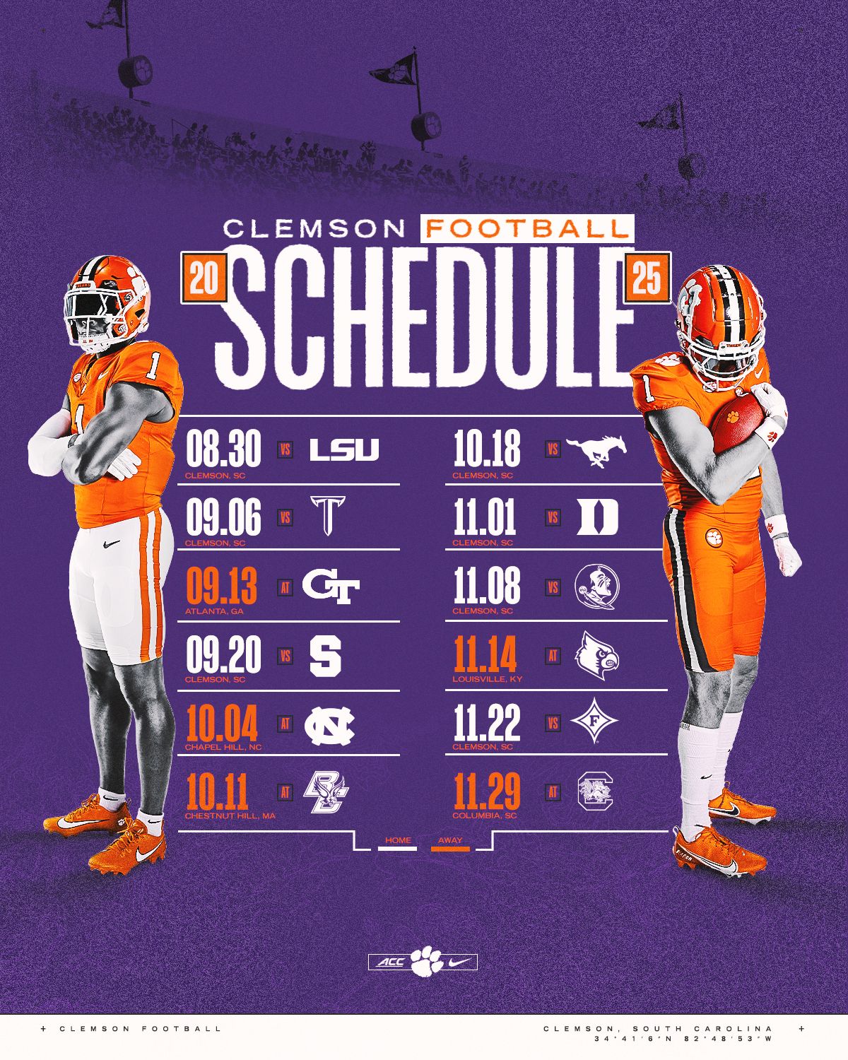Louisville Cardinals vs. Clemson Tigers