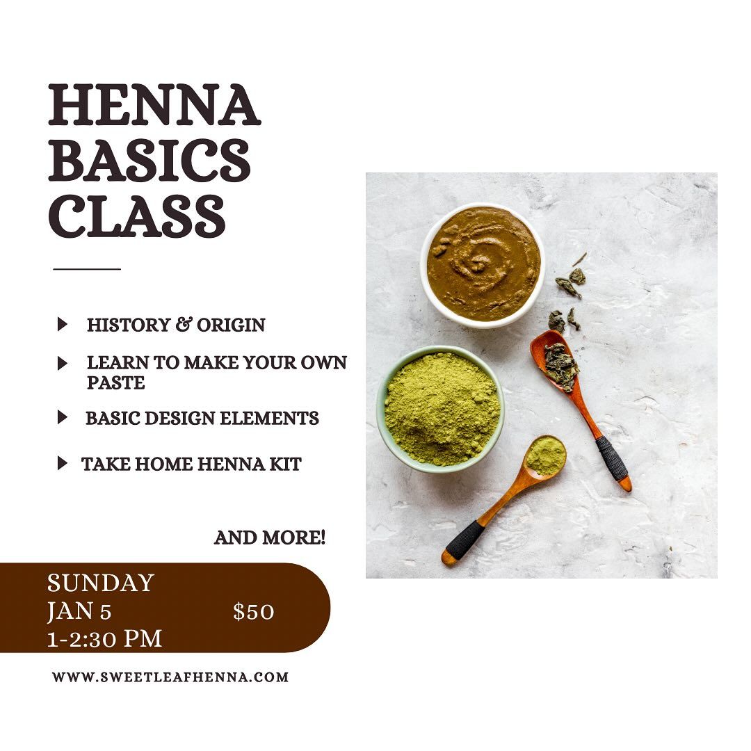 Henna Basics Class