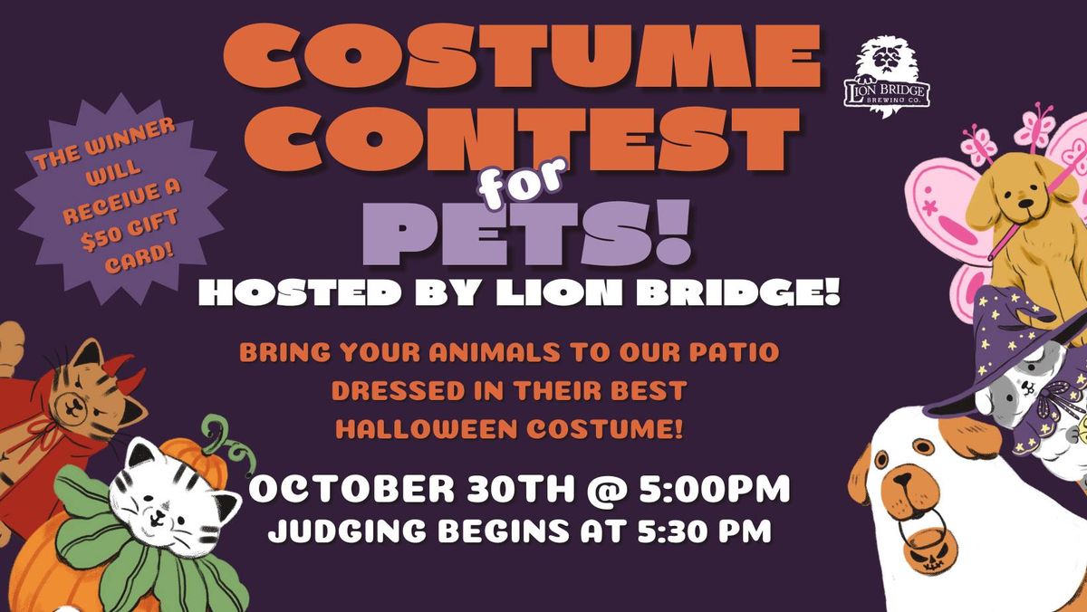 Pet Halloween Costume Contest