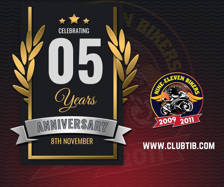 Nine Eleven Bikers (Club TIB 9\/11) 5th Anniversary Celebrationn