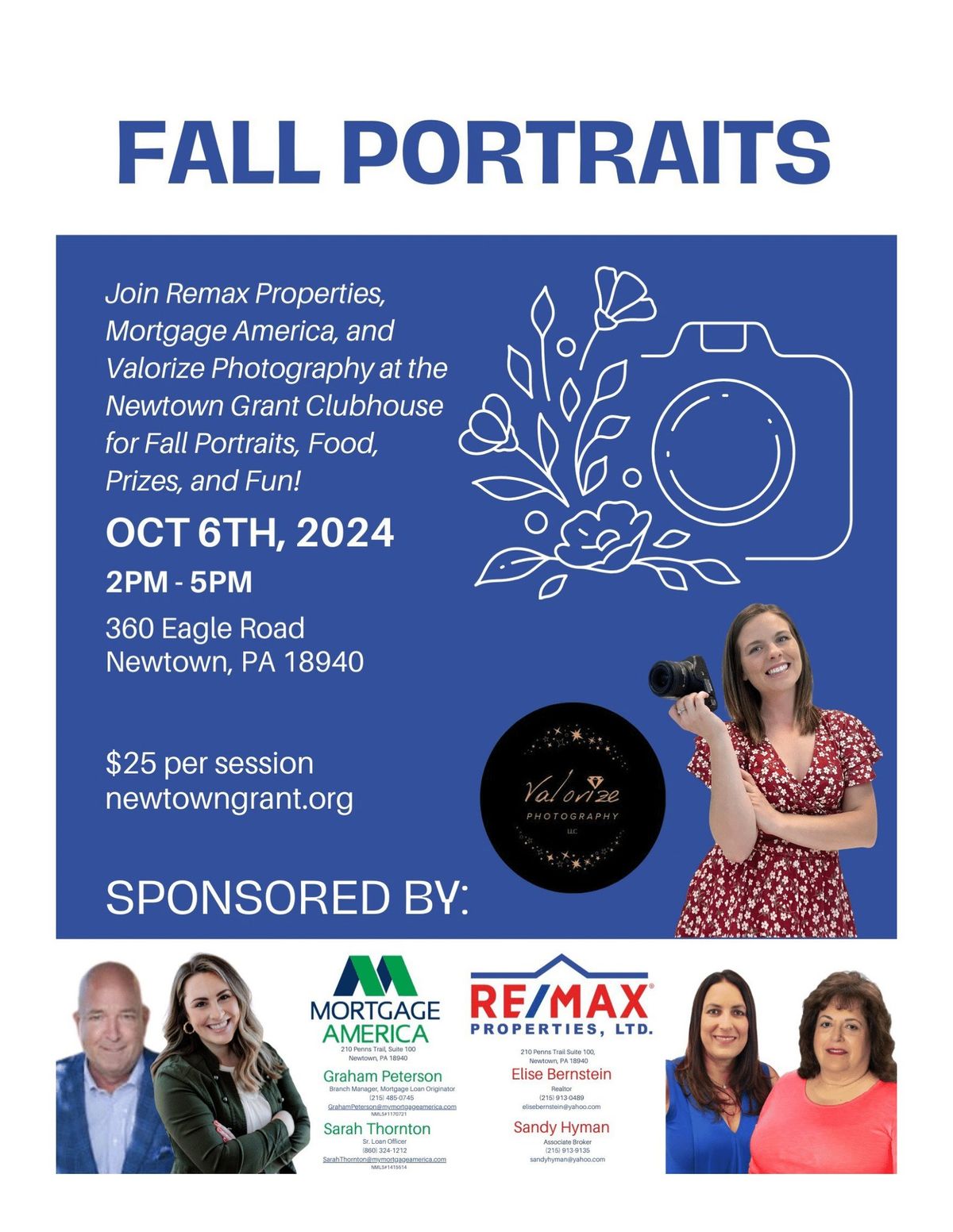 Fall Portraits at Newtown Grant