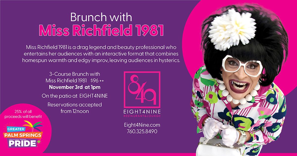 Brunch with Miss Richfield 1981 @ Eight4Nine