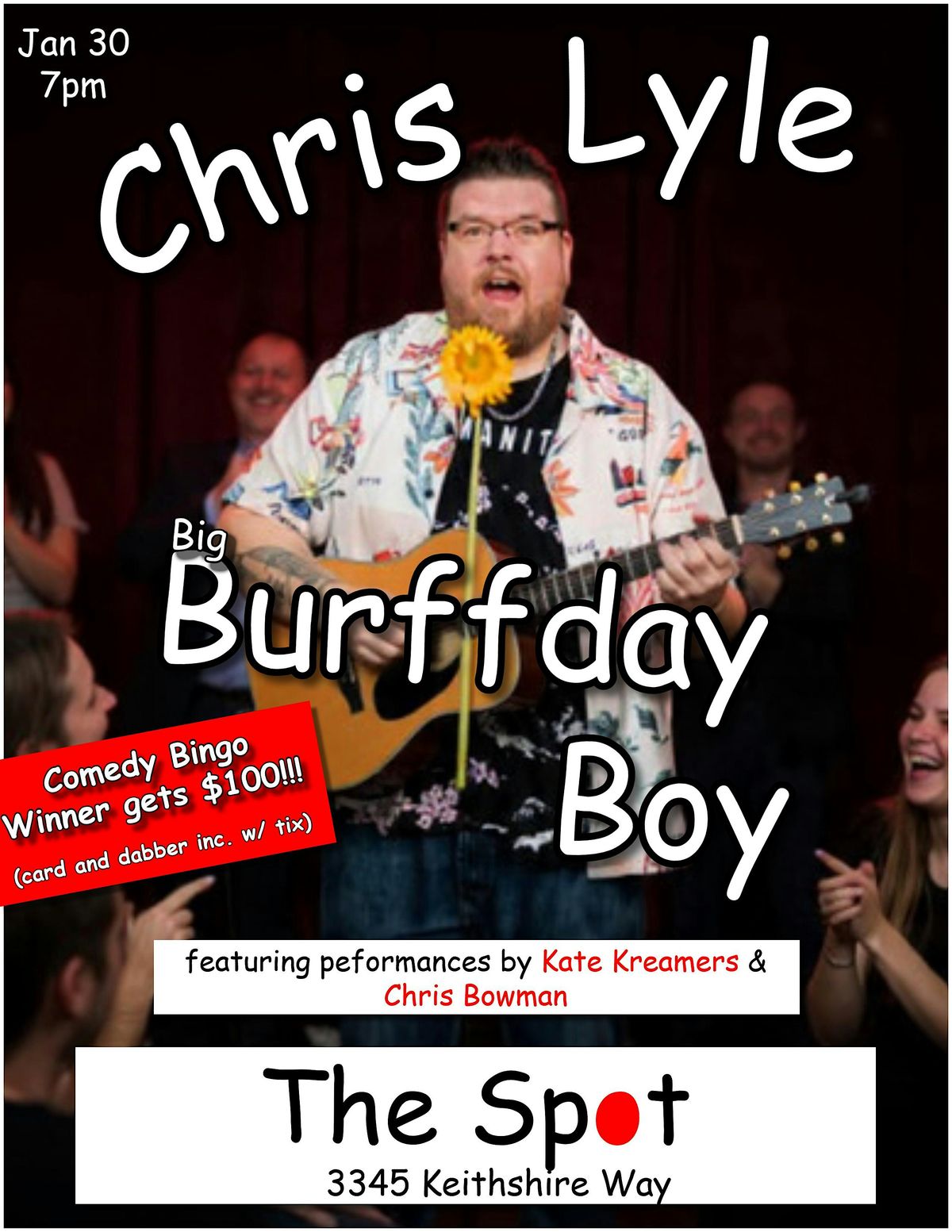 Big Burffday Boy A Comedy Event