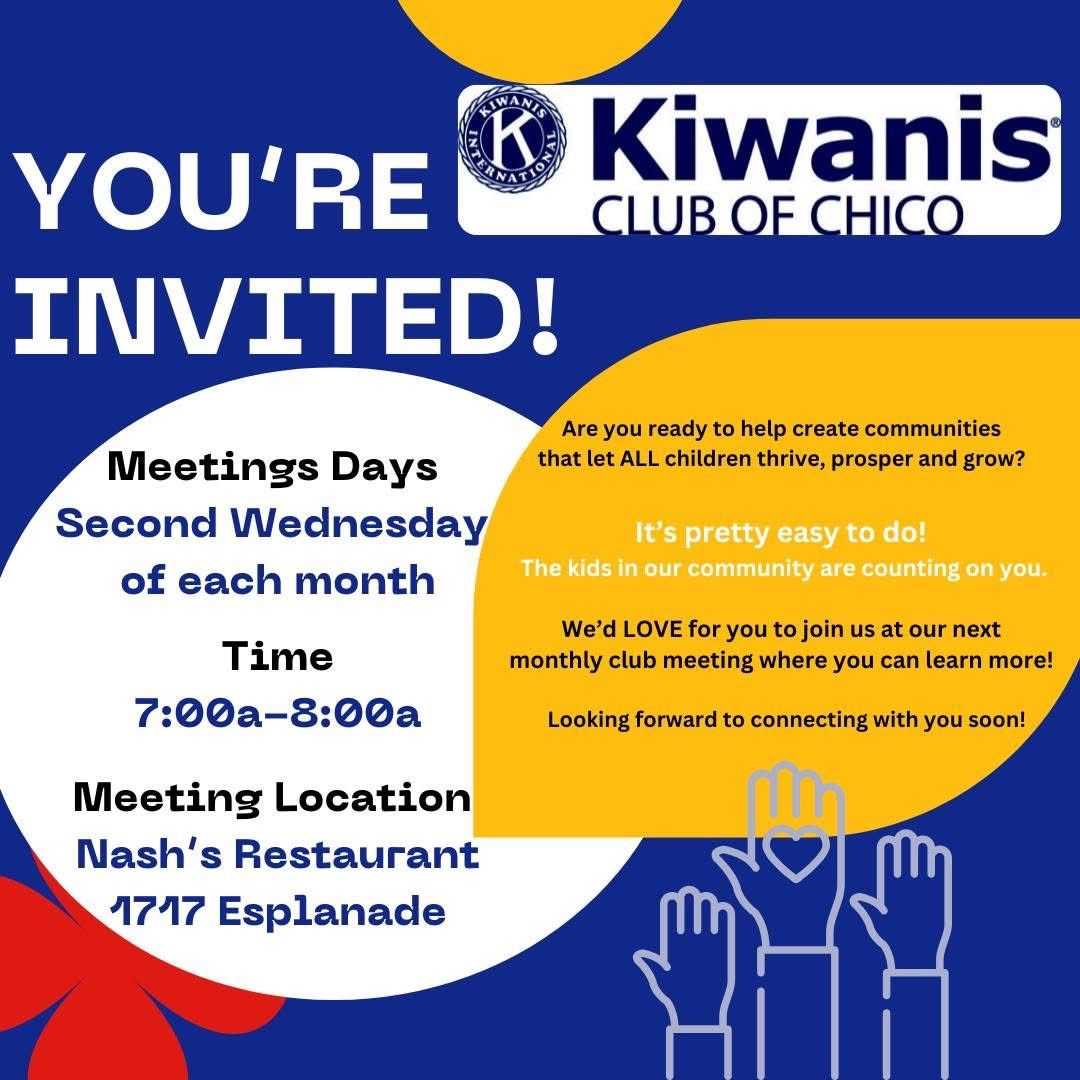 Chico Kiwanis General Monthly Meeting - MAR 2025