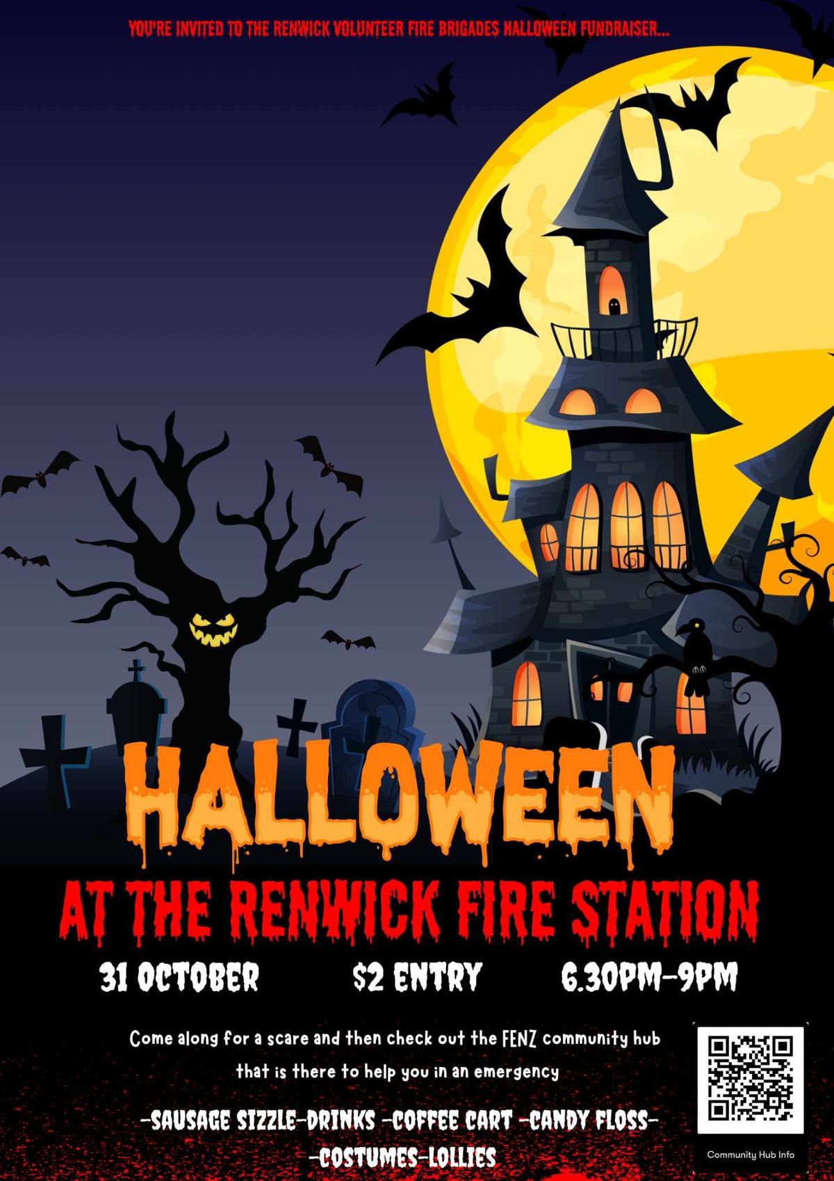 Halloween at the Renwick Fire Station 