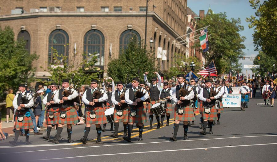 Showing of the Tartan Parade