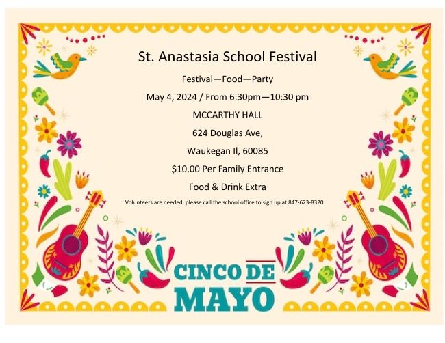 Cinco de Mayo - St. Anastasia School Festival