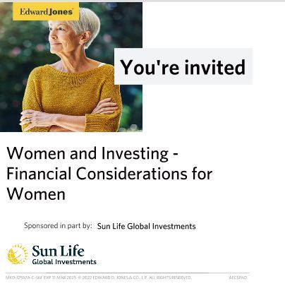 Women and Investing - Financial Considerations for Women